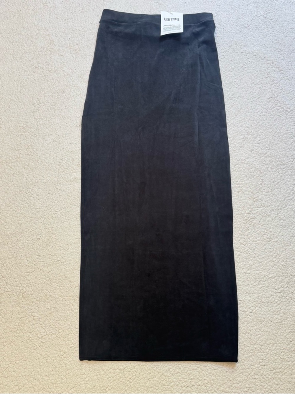 NWT Djerf Avenue Maxi Midnight Skirt Ash Slit Size XS $150 - Picture 11 of 11